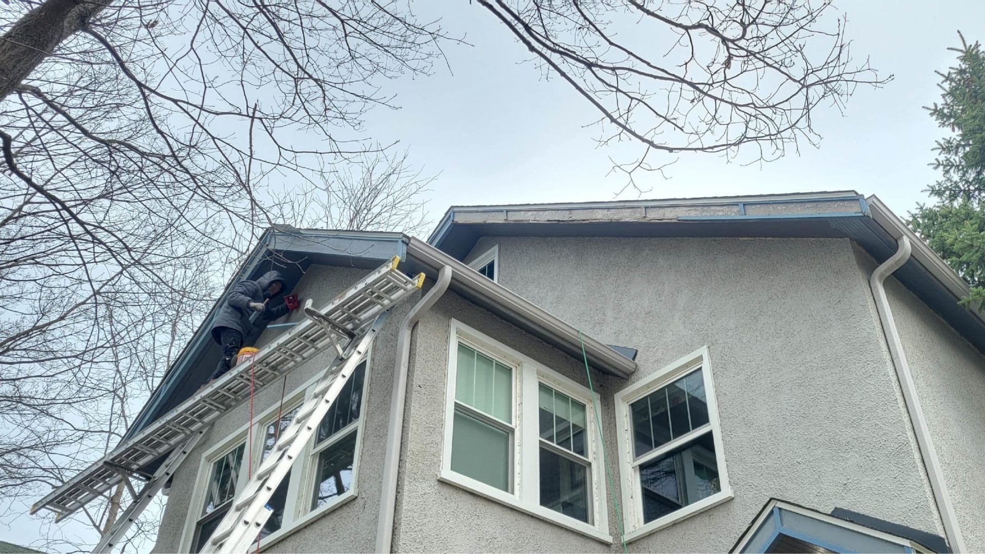 Before - Repaint Eaves