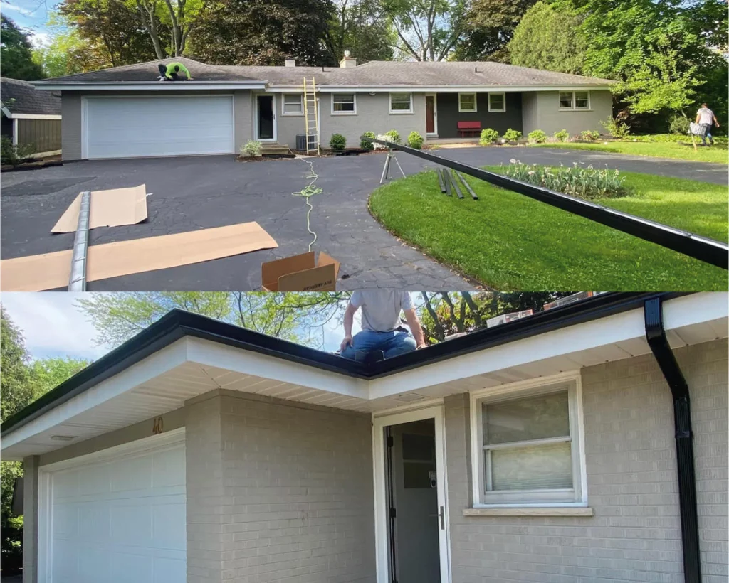 seamless gutter chicago installation near me