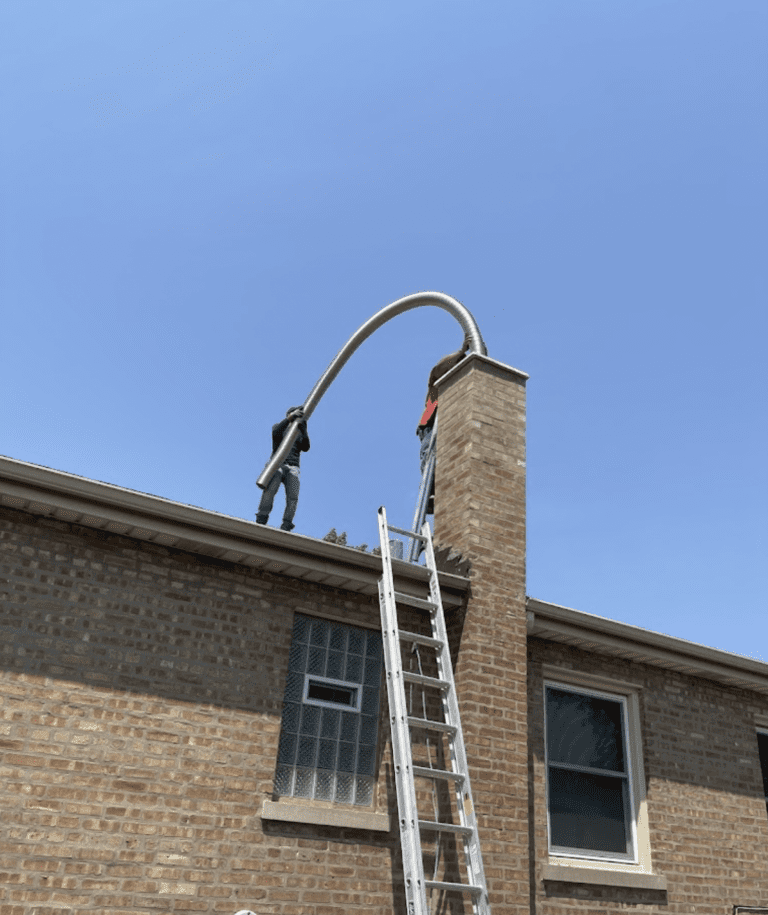 line chimney installation chimney liner replacement